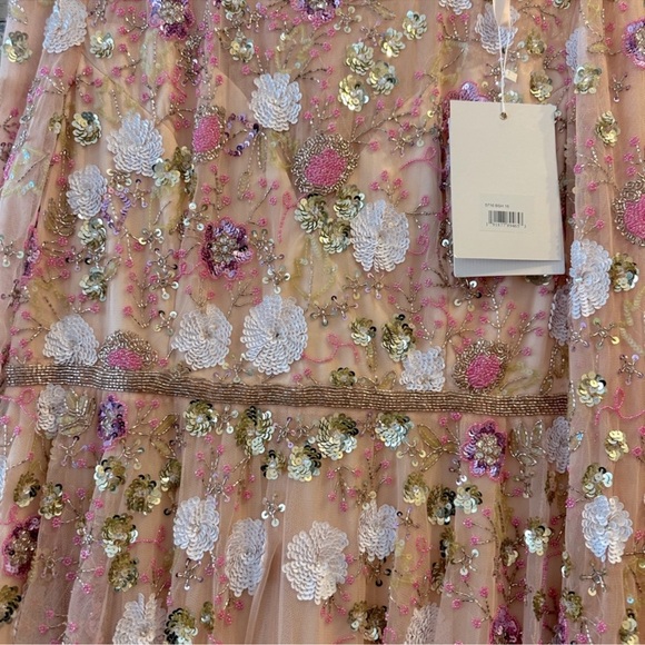 Mac Duggal Women's Pink Floral Dress - Picture 4 of 10